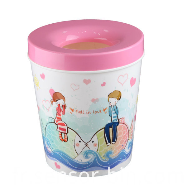 Cartoon Printing Fashionable Toilet Pail /Paper Basket (FF-5212)